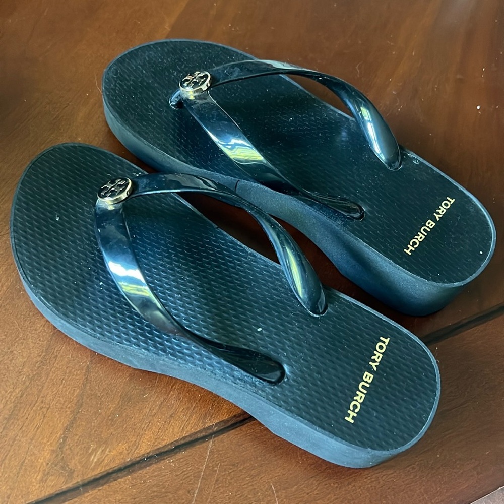 Tory Burch platform flip flops